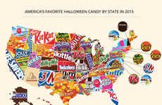 Popular Patriotic Candy Maps