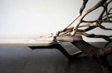 Sculptural Woodland Benches