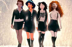 Horror Film Disney Characters