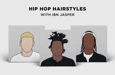 Rapper Hairstyle Illustrations