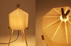 Interlocking Paper Lamps