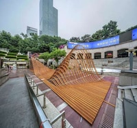 Wavy Wooden Sculptures Image 4