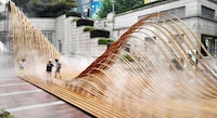 Wavy Wooden Sculptures Image 8