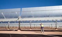 Giant Desert Solar Plants Image 3