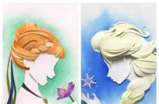 Layered Paper Portraits