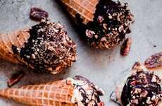 Autumnal Ice Cream Cones