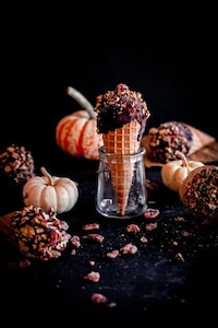 Autumnal Ice Cream Cones Image 2