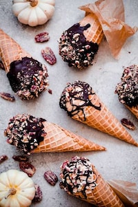 Autumnal Ice Cream Cones Image 3