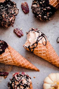 Autumnal Ice Cream Cones Image 4