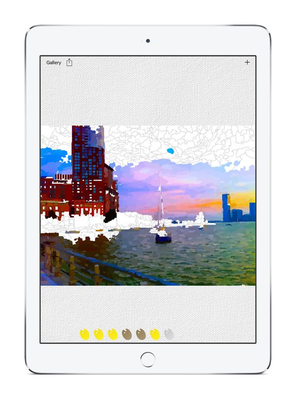 Relaxing Selfie-Coloring Apps