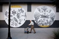 Intricate Linear Murals Image 7