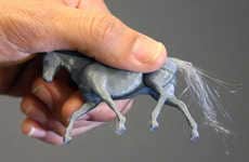 3D-Printed Hair Strands