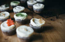 Nutty Black Sesame Cupcakes