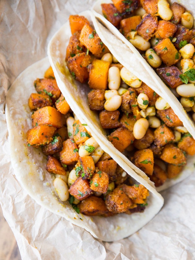 Spicy Squash Tacos