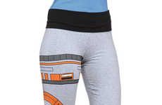Droid-Decorated Yoga Pants
