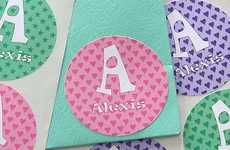 Monogrammed Stationery Stickers