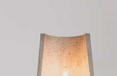 Sliced Concrete Lamps