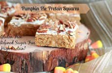 Protein Pumpkin Squares