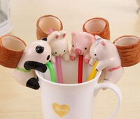 Straw-Sucking Animal Planters Image 4