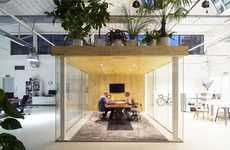 Plant-Covered Office Pods