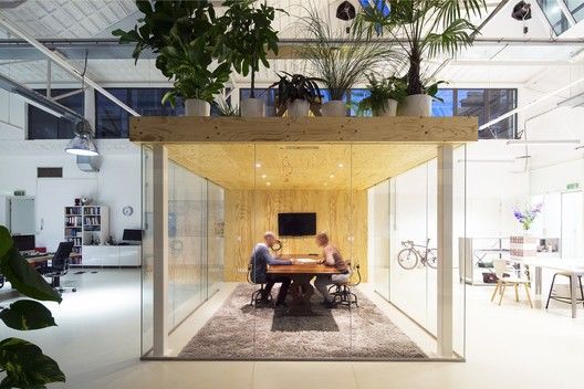 Plant-Covered Office Pods