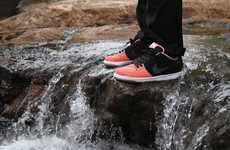 Salmon-Inspired Sneakers