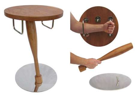 Bedside Table / Bat and Shield
