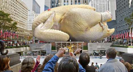 Giant Public Turkey Stuffing