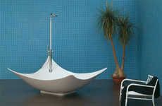 Dish-Inspired Bathtubs