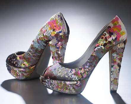 Kaleidoscopic Footwear