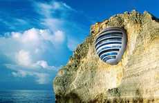 Cliff-Integrated Pod Resorts