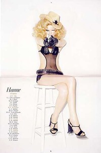 2009 French Vogue Pinup Calendar Image 3