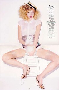 2009 French Vogue Pinup Calendar Image 7