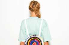 Round Woven Rucksacks