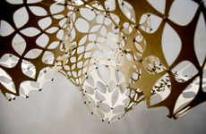 Lacy Plywood Lampshades