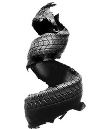 Roadside Rubber as Art Image 2