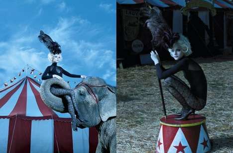 Circus-Themed Fashion Photoshoots