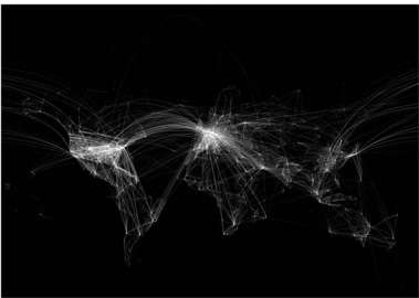 Plane Routes As Art