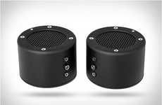 Compact Cylindrical Speakers