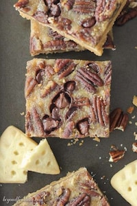 Boozy Pecan Pie Bars Image 3