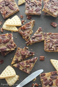Boozy Pecan Pie Bars Image 4