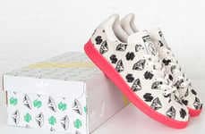 Diamond-Printed Sneakers