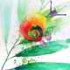 Splattered Watercolor Paintings Image 3