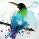 Splattered Watercolor Paintings Image 4