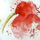 Splattered Watercolor Paintings Image 5