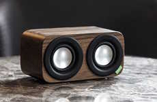 Natural Walnut Speakers