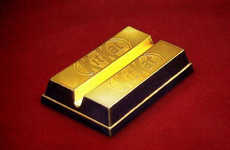 Edible Golden Chocolate Bars