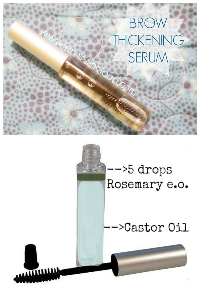Homemade Brow Growth Serums