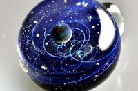 Floral Glass Space Orbs Image 4