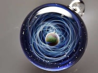 Floral Glass Space Orbs Image 5